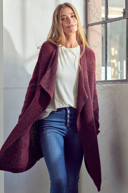 CHUNKY SWEATER KNIT CARDIGAN e Luna 