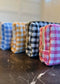 Color Parade Gingham Cosmetic Case Ellison and Young 