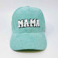 Corduroy Mama Ball Cap Mama baseball cap Poet Street Boutique Sage OS 