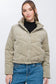 Corduroy Puffer Jacket with Toggle Detail puffer corduroy jacket Love Tree 