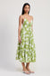 Emory Park Floral Spaghetti Strap Maxi Dress Green maxi floral dress Emory Park 