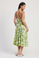 Emory Park Floral Spaghetti Strap Maxi Dress Green maxi floral dress Emory Park 