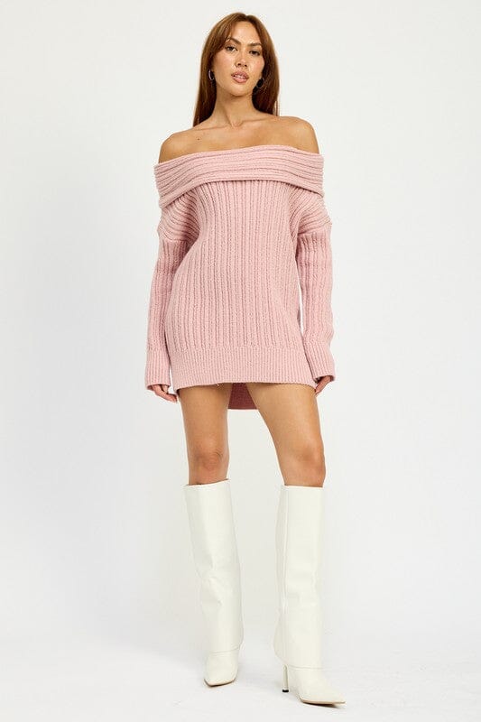 Oversized off the shoulder sweater best sale