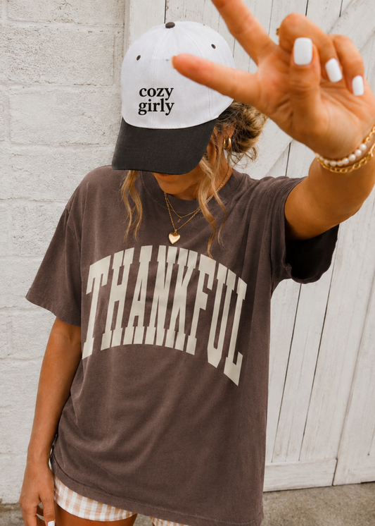 Thankful Graphic Tee | Fall Thanksgiving T-Shirt