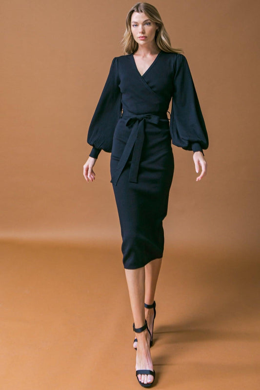 Flying Tomato Adorable  Ide Sweater Midi Dress