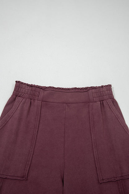 Mineral Wash Cargo Patch Pocket Utility Sweatpants