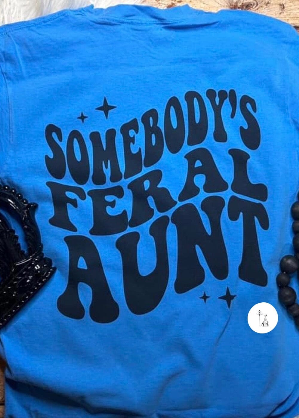Feral Aunt Comfort Colors Tee graphic t-shirt Shop Resilience Boutique 