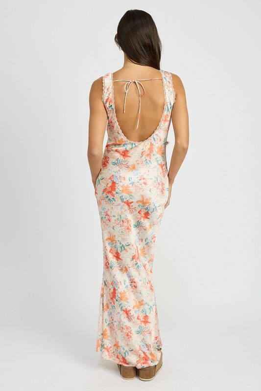 FLORAL MERMAID MAXI DRESS Emory Park 