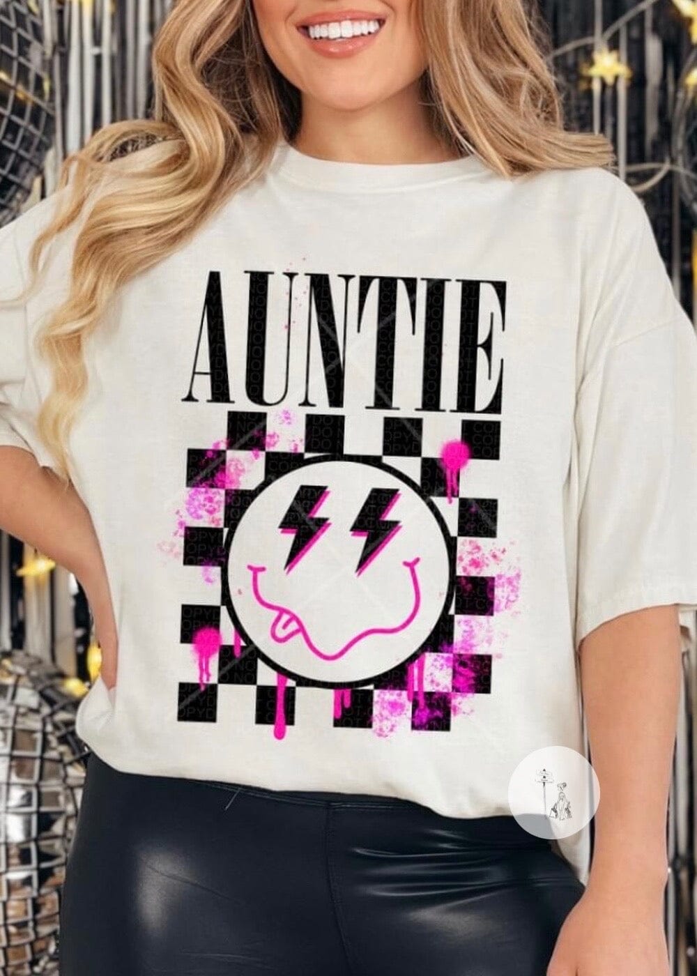 Frazzled Auntie Comfort Color Tees graphic t-shirt Shop Resilience Boutique 