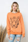 French Terry Tiger Studded Star Graphic Sweatshirt Blue B 