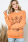 French Terry Tiger Studded Star Graphic Sweatshirt Blue B PAPAYA S 