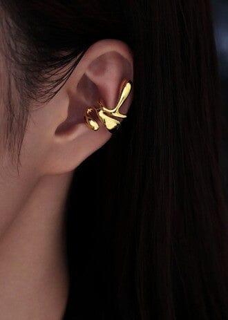 Futurism Ear Cuff SOCALI Gold OS 