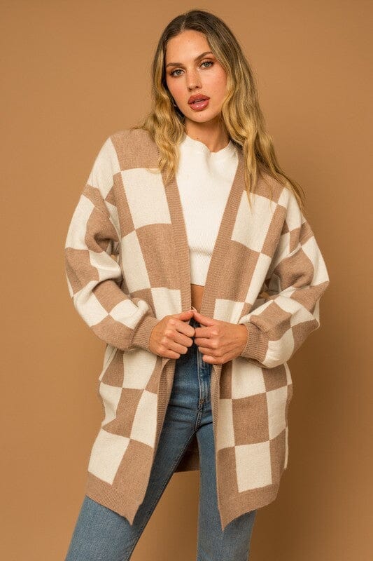 Gilli Checker Sweater Cardigan Checker cardigan Gilli 