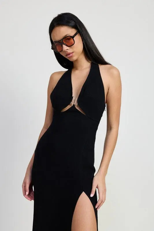 HALTER MIDI DRESS Emory Park