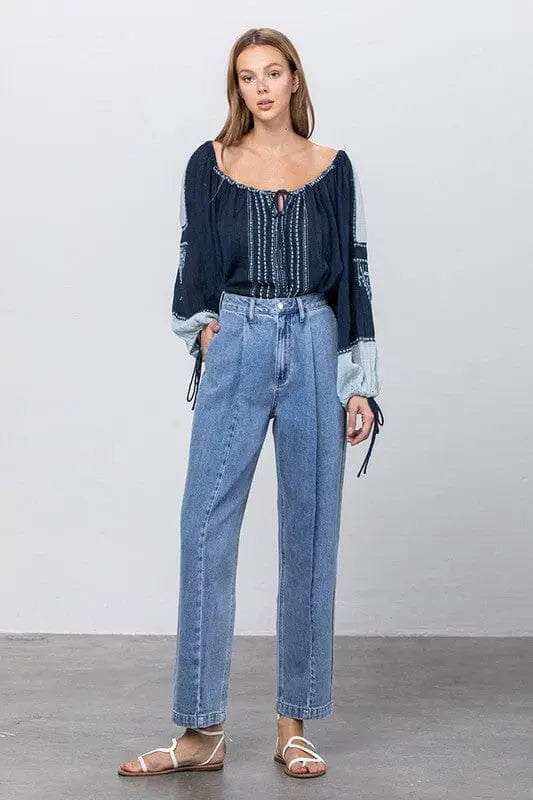 HIGH WAIST SLOUCHY JEANS Insane Gene