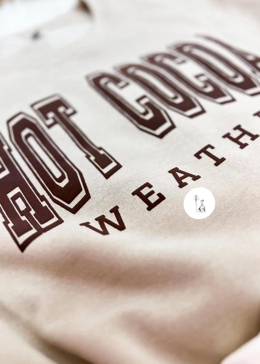 Hot Cocoa Weather Puff Print Sweatshirt graphic sweatshirt Poet Street Boutique 