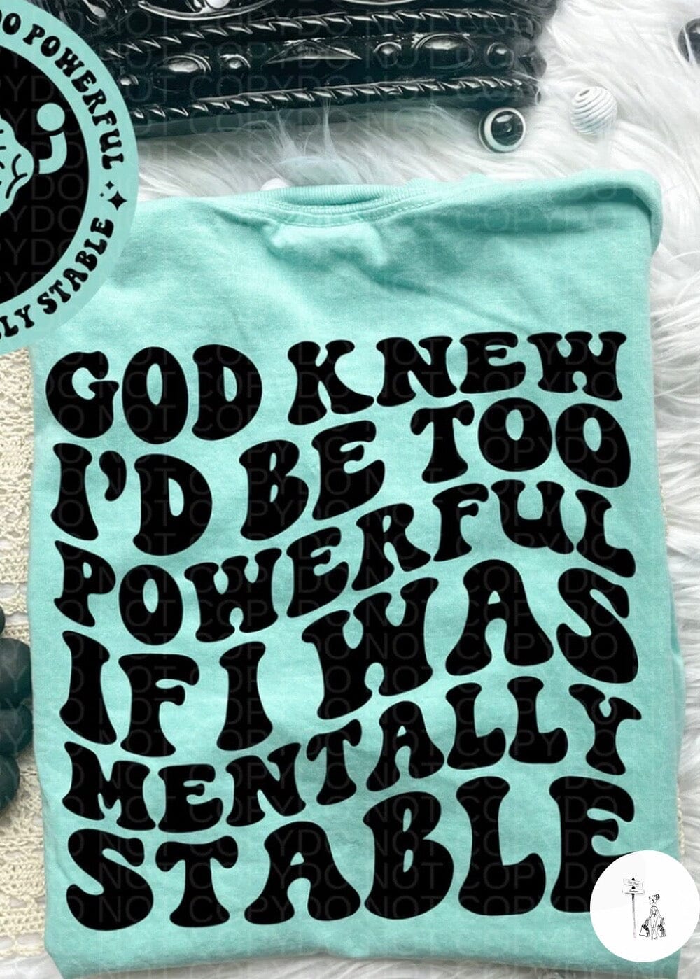 If I Was Mentally Stable Comfort Colors Tee graphic tee Relentless Threads Apparel Co. S MARGARITA 