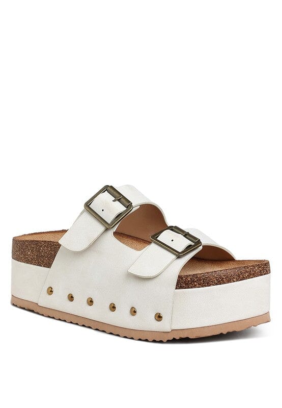 Impala Studded Faux Leather Slip Ons Rag Company Off White US-5 / UK-3 / EU-36 