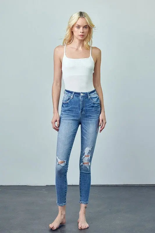 Insane Gene High Rise Skinny Jeans high rise skinny jeans Insane Gene MEDIUM 0