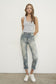 Insane Gene HR Star Girlfriend Jeans star print denim jeans Insane Gene 