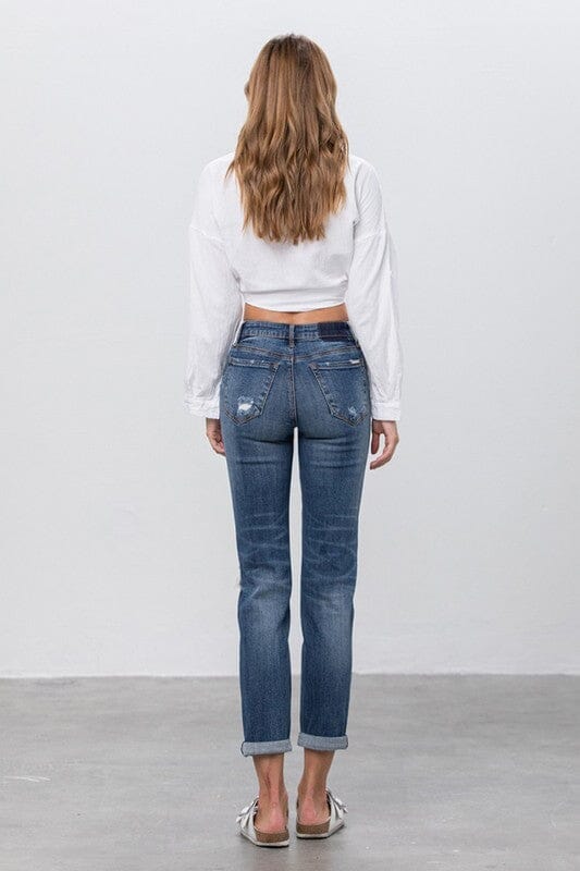 Insane Gene Mid-rise Slim Boyfriend Jeans slim boyfriend jean Insane Gene 