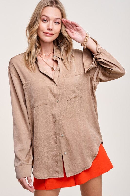 LA Miel Hazel Top long sleeve silk La Miel 