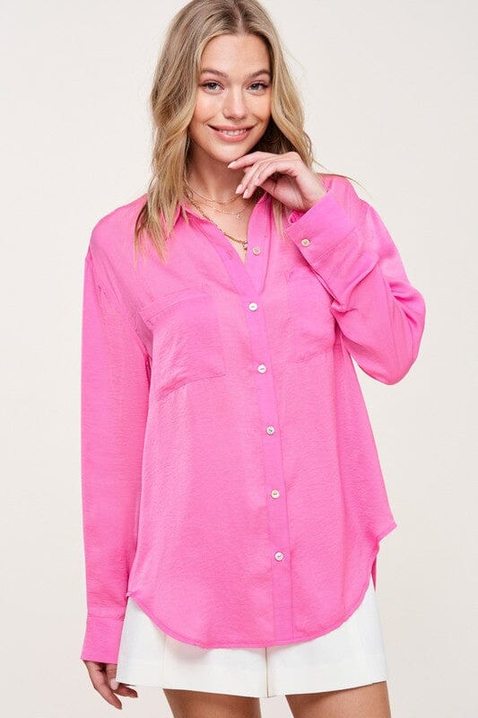 LA Miel Hazel Top long sleeve silk La Miel CANDY S 