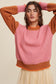 Listicle Color Block Ribbed Sweater sweater Listicle 