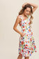 Listicle Flower Print Square Neck Dress floral square neck dress Listicle 