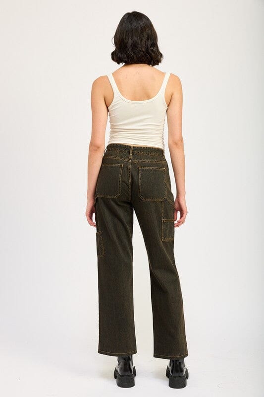 MID RISE JEANS WITH FRONT POCKETS Emory Park 