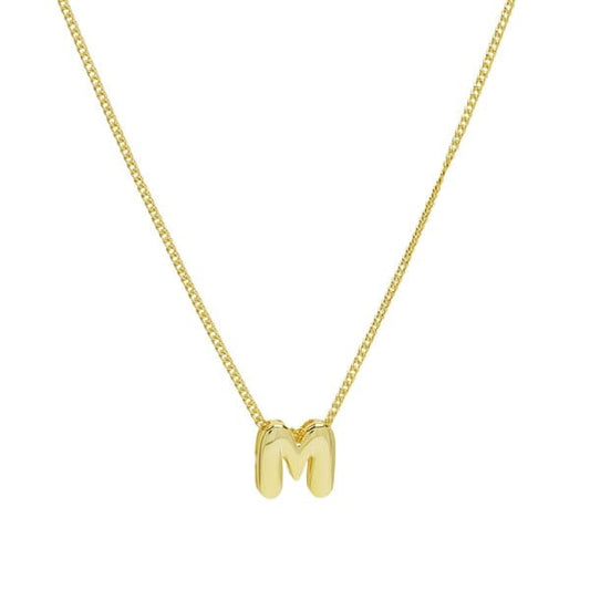 Mini Bubble Initial Letter Personalized Necklace Dani & Em 