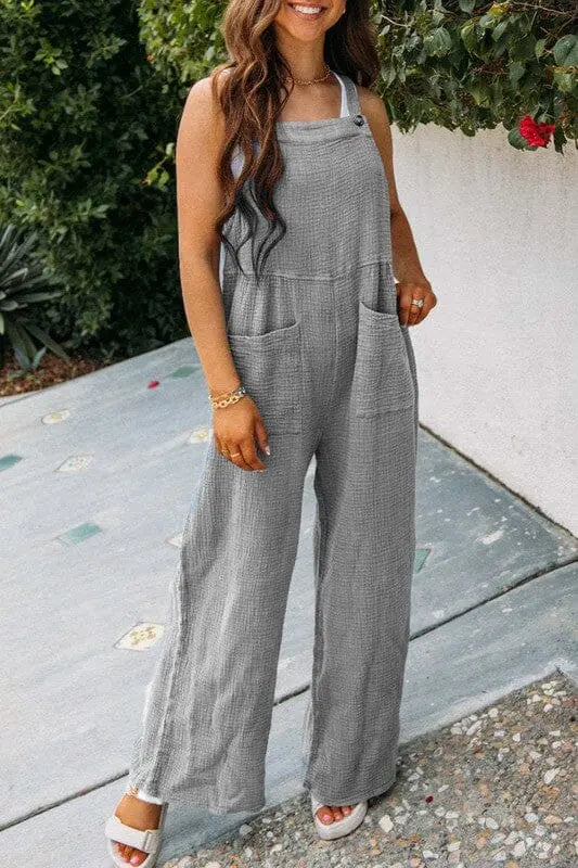 Miss Sparkling Casual Jumpsuit casual jumpsuit Miss Sparkling grey S