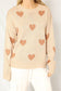 Miss Sparkling V-Day Heart Sweater all over heart sweater Miss Sparkling 