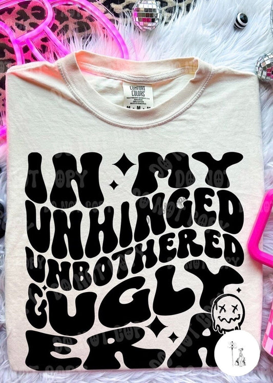 My Unhinged Era Comfort Colors Tee funny graphic tee Poet Street Boutique S CHAOTIC CREAM 
