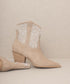 OASIS SOCIETY Cannes - Pearl Stud Western Boots pearl cowboy boots Oasis Society 
