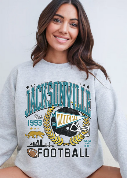 Jacksonville Football Sweatshirt | Duval Game Day Crewneck