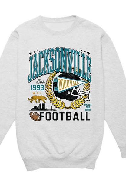 Jacksonville Football Sweatshirt | Duval Game Day Crewneck