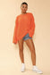 Oversized knit sweater top Miss Sparkling 