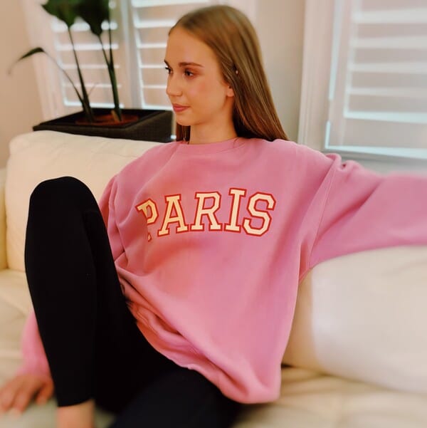 Paris Sweatshirt Ellison and Young Pink S 