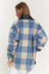 Plaid Chest Pocket Detail Shacket Davi & Dani 