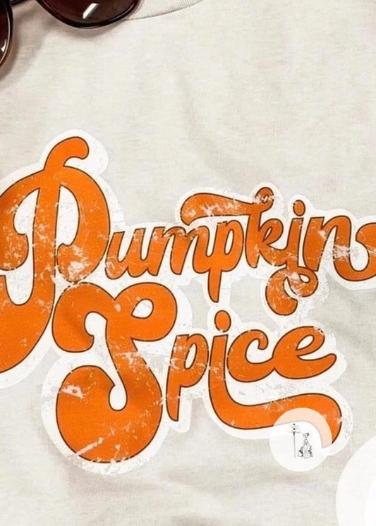 Pumpkin Spice Graphic Tee graphic tee Poet Street Boutique