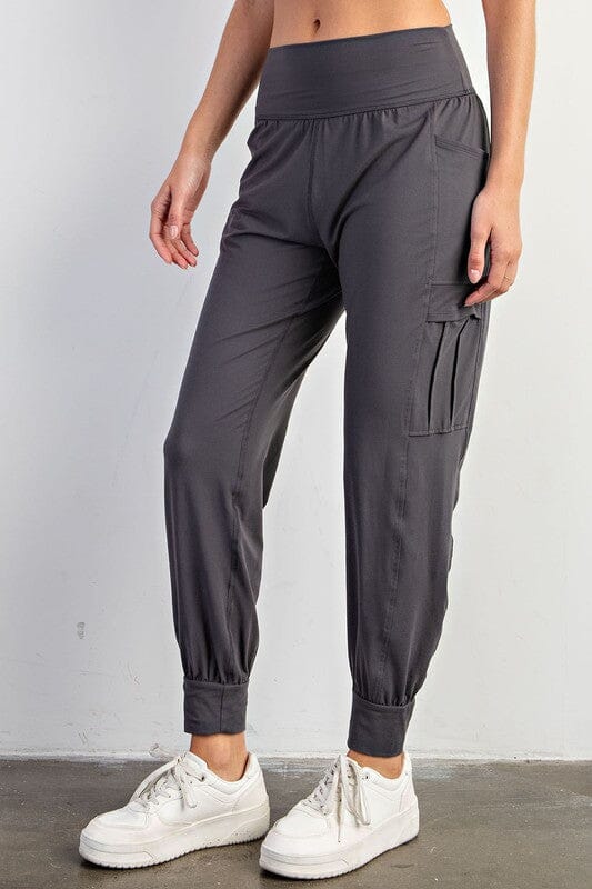 Rae Mode Butter Jogger With Side Pockets butter jogger Rae Mode Charcoal S 