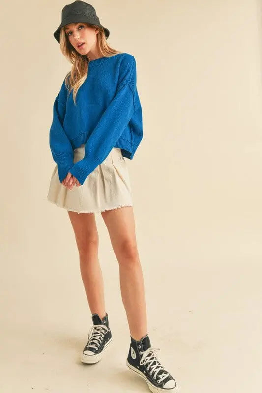 Regina Sweater Aemi + Co COBALT S