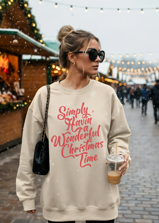 Having a Wonderful Christmas Sweatshirt