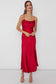 Satin Holiday Midi Dress satin dress One and Only Collective Inc 
