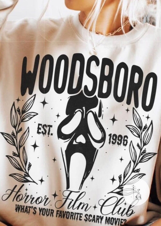 Scream Fans Woodsboro Fleece Sweatshirts graphic usa sweatshirt Poet Street Boutique 