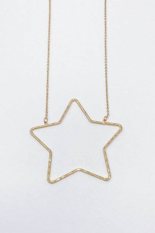 Shine Baby Star Necklace star pendant Poet Street Boutique Gold OS 