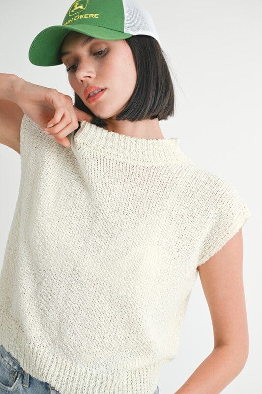 SLEEVELESS SWEATER TOP Emory Park 