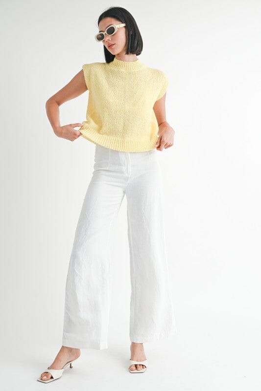 SLEEVELESS SWEATER TOP Emory Park 