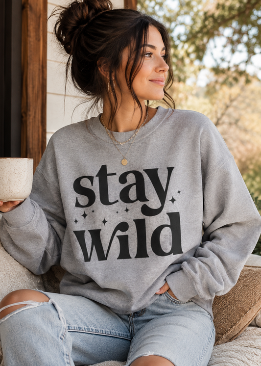 Stay Wild Crewneck Sweatshirt